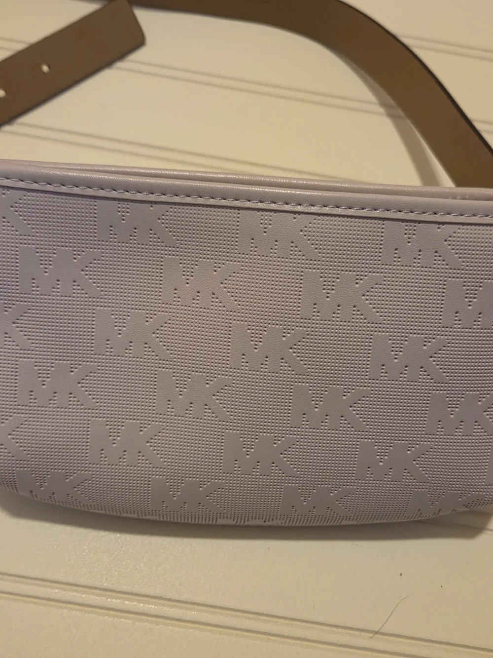 Michael Kors Lavender MK Monogram Belt Bag
